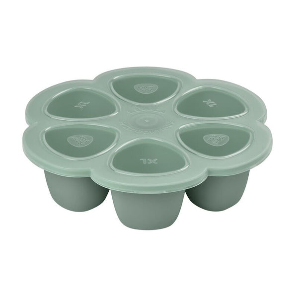 Beaba Silicone Multi-Portion Trays 6*5 oz. - Sage Green - Dezine Kids