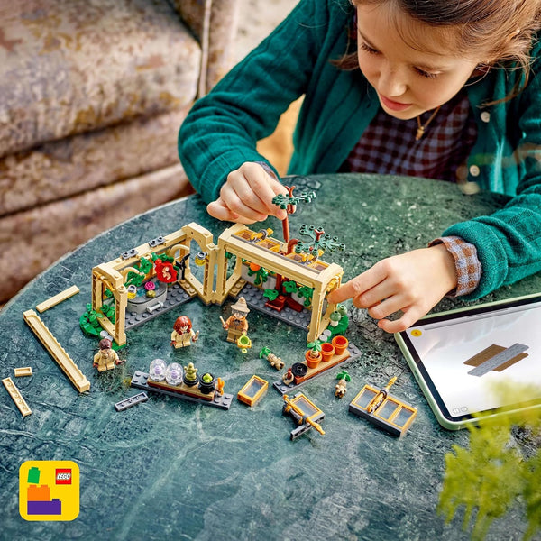 Lego Harry Potter Hogwarts Castle: Herbology Class, Wizard Gift Building Blocks Toys