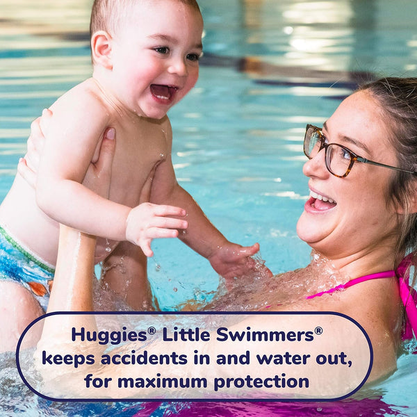 Huggies Little Swimmers Disposable Swim Nappies, 3 to 8 Kg, 12 Pants - Dezine Kids