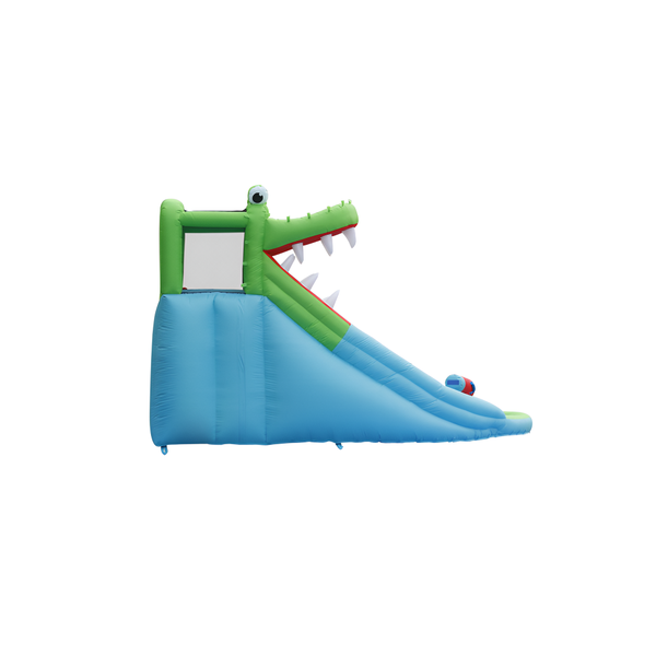 Happy Hop Crocodile Inflatable Water Slide