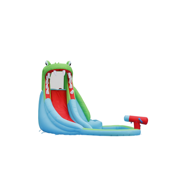 Happy Hop Crocodile Inflatable Water Slide