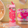 Basil Insulated Stainless steel Sipper with Loop Handle- Pixie Dash