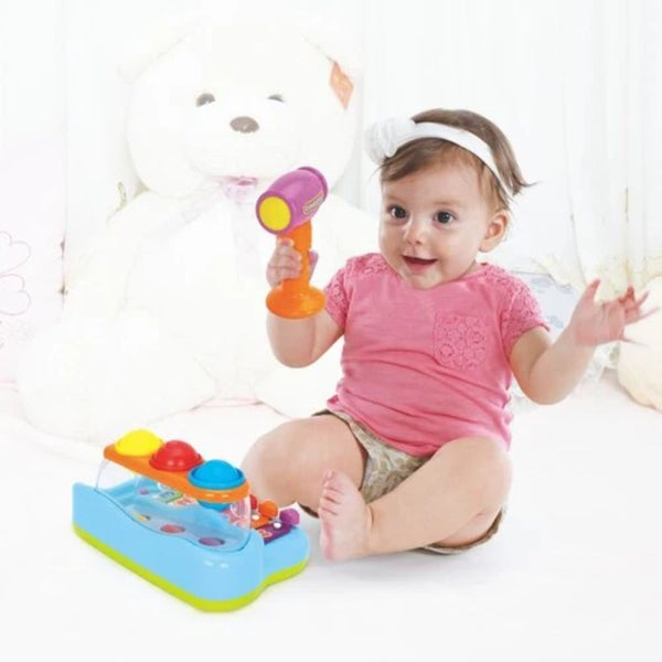Hola Play Music Center Rainbow Xylophone with Pounding Toy - Dezine Kids