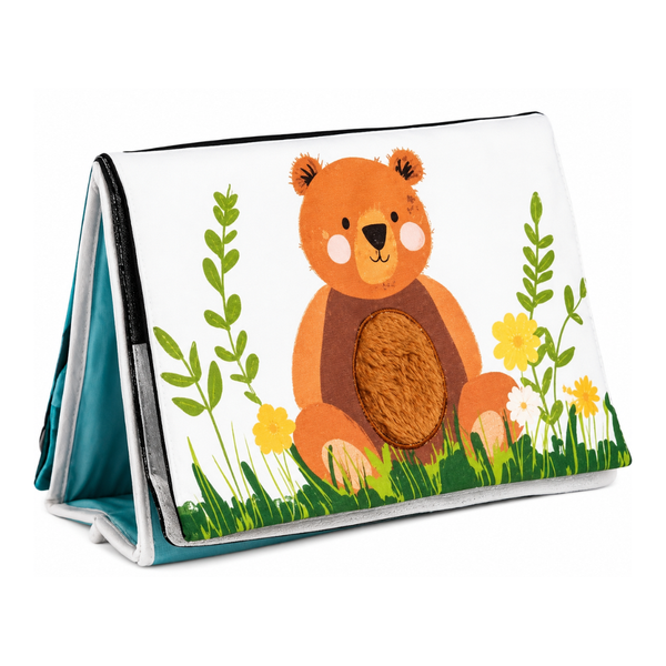 Curious Cub Learning Tummy Time Book & Mirror - Dezine Kids
