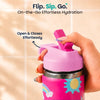 Basil Insulated Stainless steel Sipper with Loop Handle- Pixie Dash