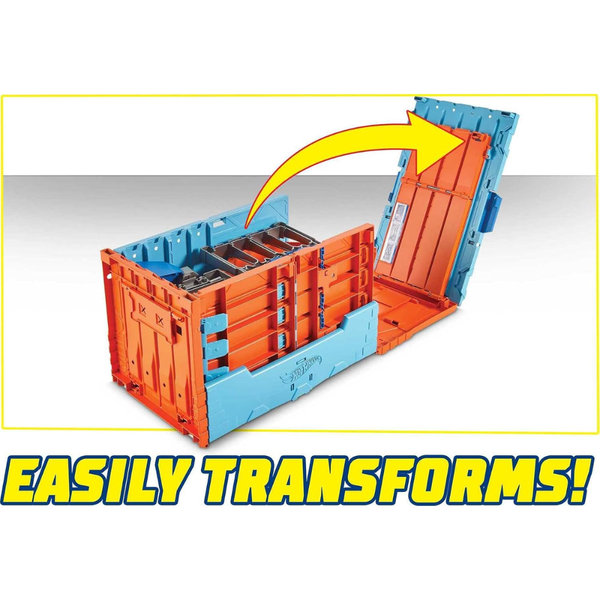 Hot Wheels Race Crate with 3 Stunts in 1 Set
