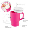 Infantino My 1st Tumbler Silicone 260ml - Bubble - Dezine Kids