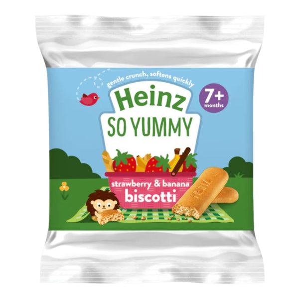 Heinz So Yummy Biscotti Snack, 60g - Strawberry & Banana