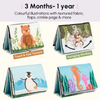 Curious Cub Learning Tummy Time Book & Mirror - Dezine Kids