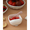 Beaba 2nd Stage Silicone Spoon with Ultra Soft Tip, Gum Friendly, Ergonomic Handles - Cotton Candy - Dezine Kids