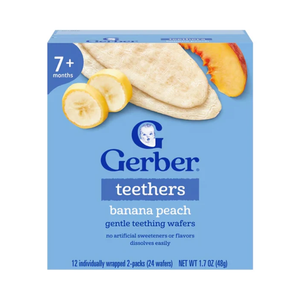 Gerber Teether for Crawlers, 7+ months - Banana Peach