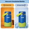 Basil Insulated Stainless steel bottle with Carry Handle - Oasis