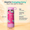 Basil Insulated Stainless steel Sipper with Loop Handle- Pixie Dash