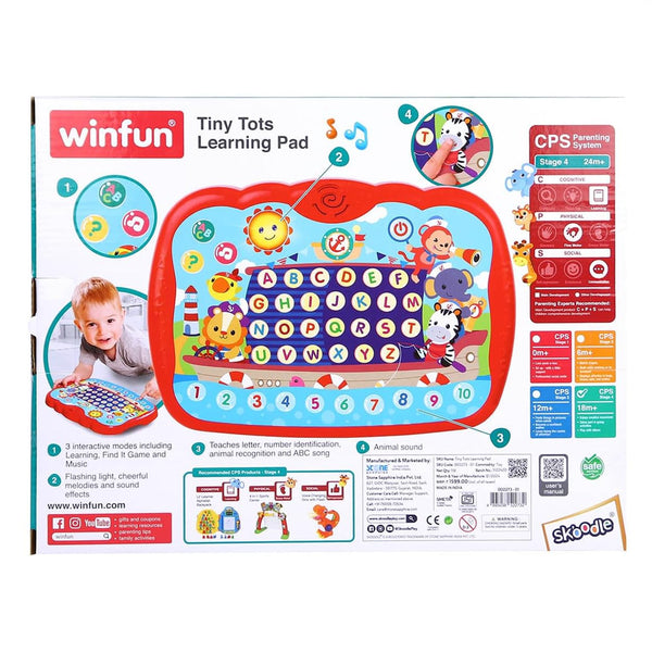 Winfun Tiny Tots Learning Pad3 Interactive Modes Educational Toy