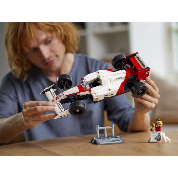Lego Icons McLaren MP4/4 & Ayrton Senna Model Car for Adults