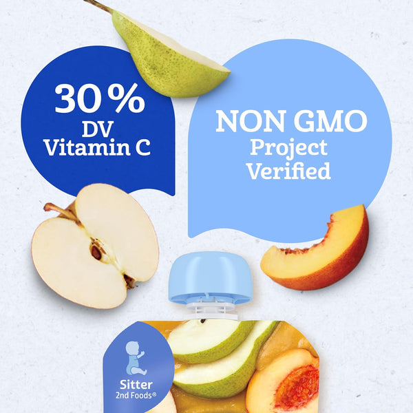 Gerber Fruit Puree - Apple Pear Peach