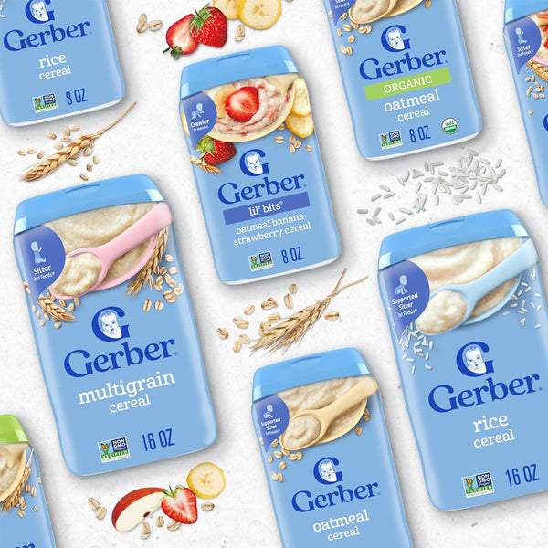 Gerber Cereal for Supported Sitters, 4+ months - Oatmeal