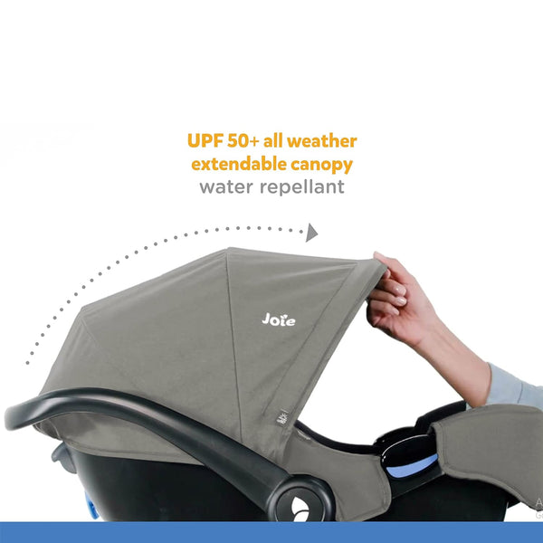 Joie Carry Cot Car Seat I-Snug - Gray Flannel - Dezine Kids
