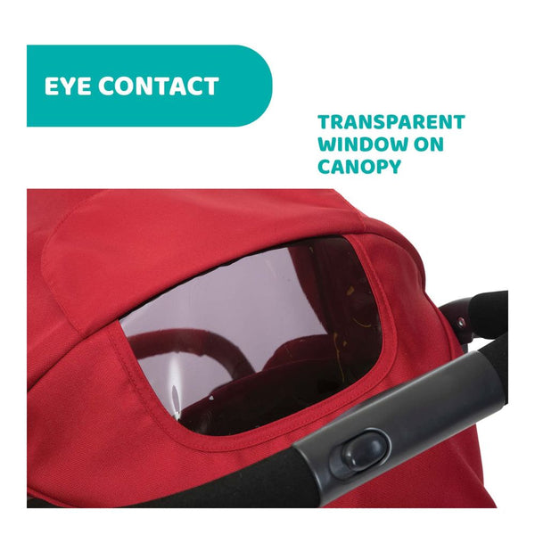 Simplicity Plus Stroller - Scarlet Red - Dezine Kids