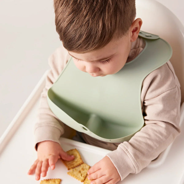 B.Box Silicone Bib - Sage Green