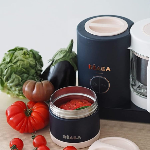 Beaba Babycook Neo 6 In 1 Baby Food Processor, Portable Baby Food Cooker, Puree Maker and Warmer - Night Blue