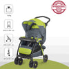 Chicco Cortina CX Baby Stroller with 8 Positions Reclining Seat Pram for 0 to 4Y (Upto 22 Kg) - Lima Green