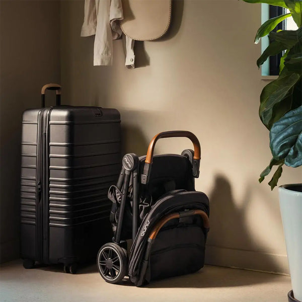 Nuna TRVL Lx Lightweight Luxury Travel Stroller - Caviar