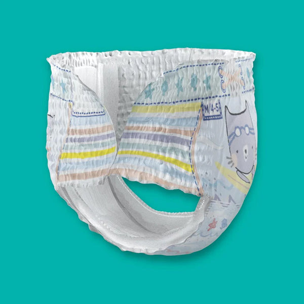 Pampers Splashers Baby Shark Edition Size 4, 88 Count, 9Kg to 15Kg, Disposable Swim Nappy Pants, for Secure Protection in The Water