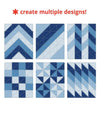 Playspot Geo Playgym & Mats Blue-Ombre - Playmats For Ages 0-2 Years - Dezine Kids
