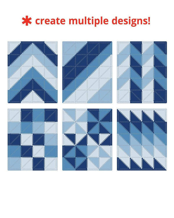 Playspot Geo Playgym & Mats Blue-Ombre - Playmats For Ages 0-2 Years - Dezine Kids