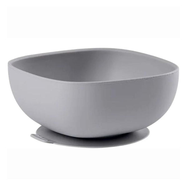 Beaba Silicone Suction Bowl - Grey - Dezine Kids