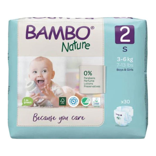 Tape Style Diapers Size 2, S Size (3-6 Kgs) 30pcs