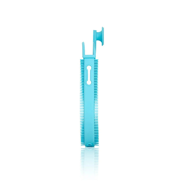 Frida Baby DermaFrida the Bath Mitt, Toddler Silicone Quick-Dry Body Bath Brush - Blue
