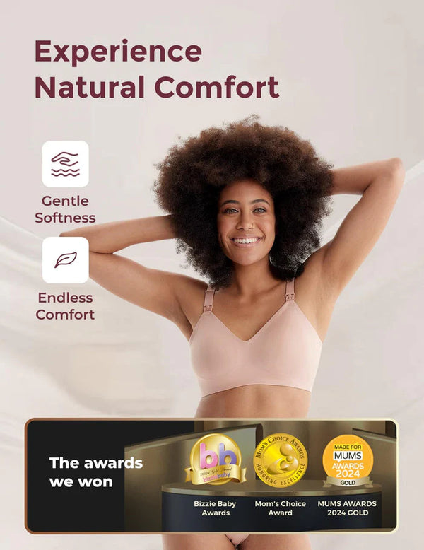 Momcozy Maternity Accessory YN21 Nursing Bra - Skin