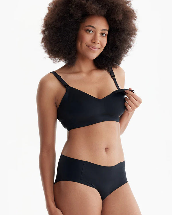 Momcozy Maternity Accessory YN21 Nursing Bra - Black