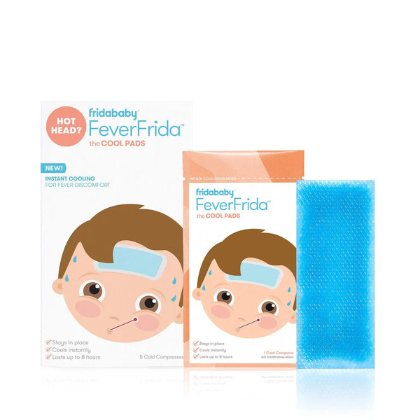 Frida Baby Cool Pads, Fever Patch for Kids, Fever Reducer, Discomfort & Headache Relief, 5 Count