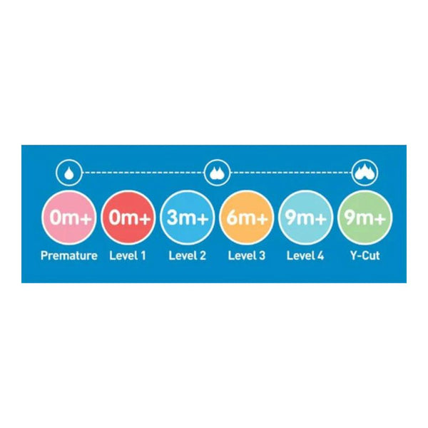 Natural Flow Level 4 Narrow Nipple - Set Of 2 (9 Months+)