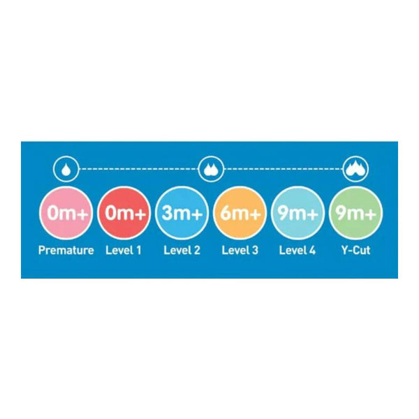 Natural Flow Level 3 Narrow Nipple - Set Of 2 (6 Month+)