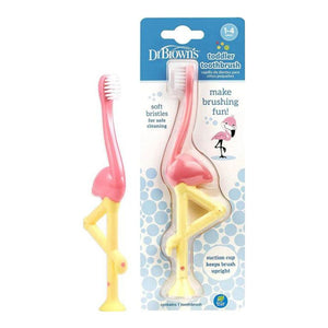 Dr.Browns Toddler Toothbrush - Pink Flamingo