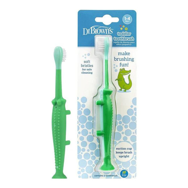 Toddler Toothbrush-Green Crocodile