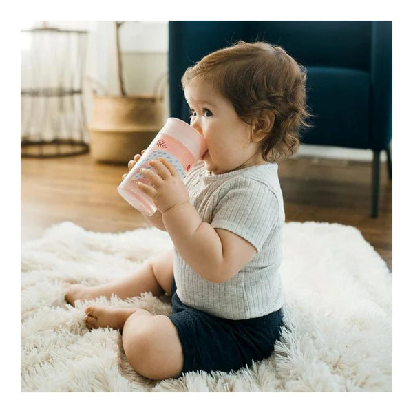 Smooth Wall Cheers 360 Cup Without Handle 200mL - Pink Deco