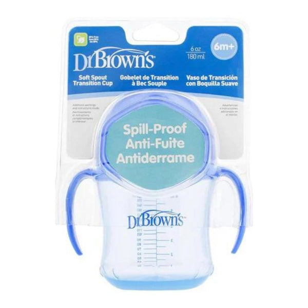 Soft Spout Transition Cup - Blue Deco