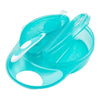 Travel Fresh Divided Bowl and Soft-Tip Spoon Set with Travel Lid