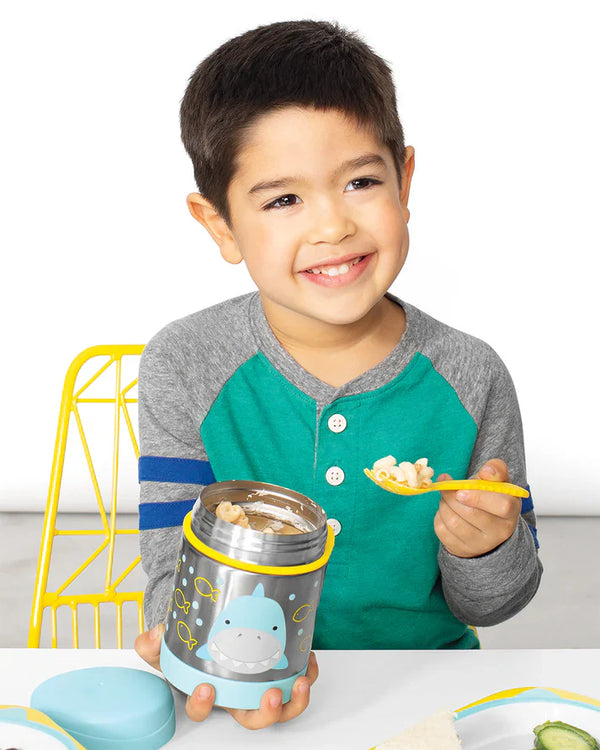 Stainless Steel Insulated Food Jar- Shark - Dezine Kids