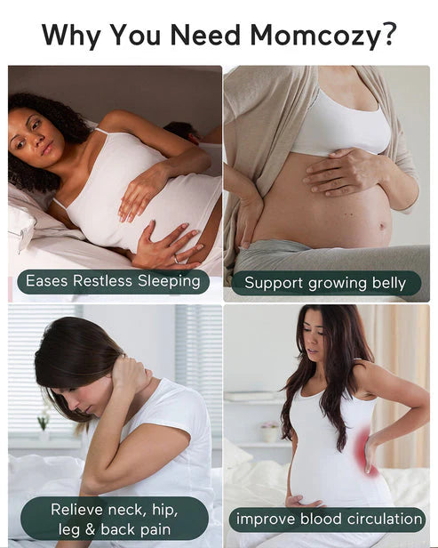 Momcozy G shaped Pregnancy Pillow - Grey Velvet