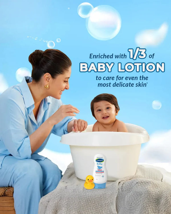 Cetaphil Baby Moisturising Bath & Wash Aloe Vera & Almond - 230 ml - Dezine Kids