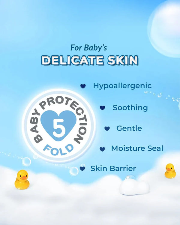 Cetaphil Baby Moisturising Bath & Wash Aloe Vera & Almond - 230 ml - Dezine Kids