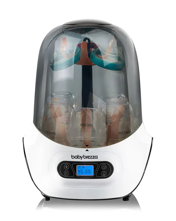 Baby Brezza One Step Baby Bottle Sterilizer and Dryer, Electric Steam Sterilizer 3 Drying Cycles with Auto Shut-Off