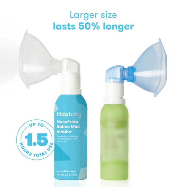 Frida Baby NoseFrida Saline Mist Nasal Inhaler, Decongestant Spray for Congestion & Allergy Relief for Babies + Kids