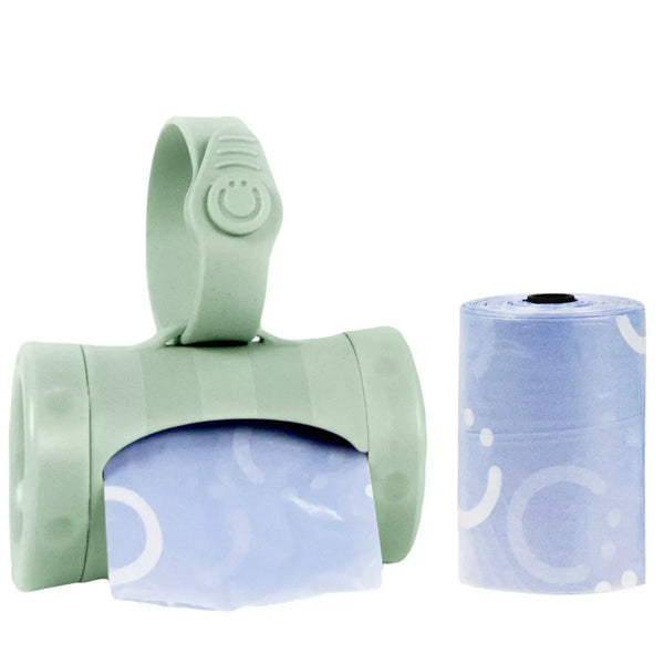 On-The-Go Bag Dispenser- Sage - Dezine Kids